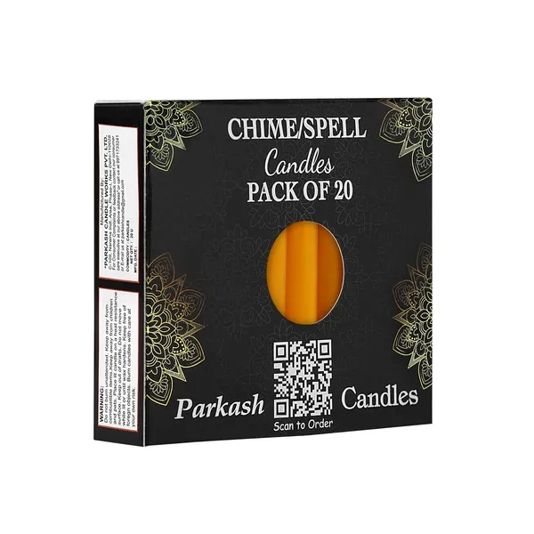 Set_of_20_Orange_Candles_Chime_Candles_Ritual_Spell_CandleUnscented,_Wax