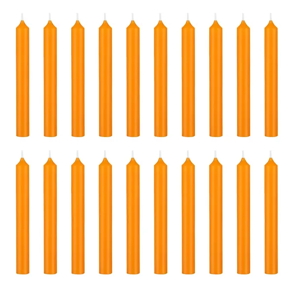 Set_of_20_Orange_Candles_Chime_Candles_Ritual_Spell_CandleUnscented,_Wax