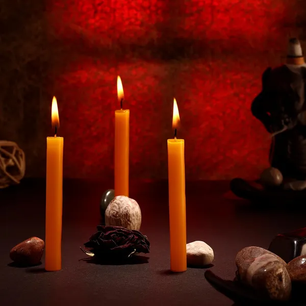 Set_of_20_Orange_Candles_Chime_Candles_Ritual_Spell_CandleUnscented,_Wax