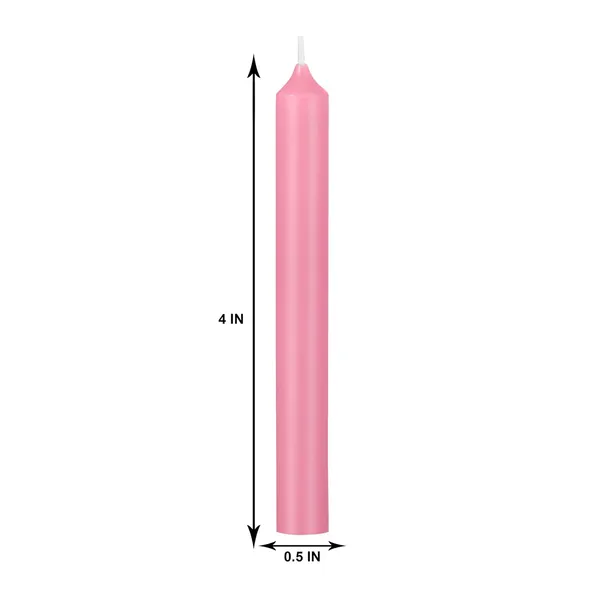 Set_of_20_Pink_Candles_Chime_Candles_Ritual_Spell_CandleUnscented_Wax