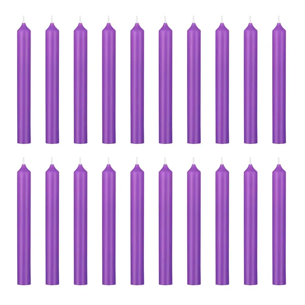 Set_of_20_Purple_Candles_Chime_Candles_Ritual_Spell_CandleUnscented,_Wax