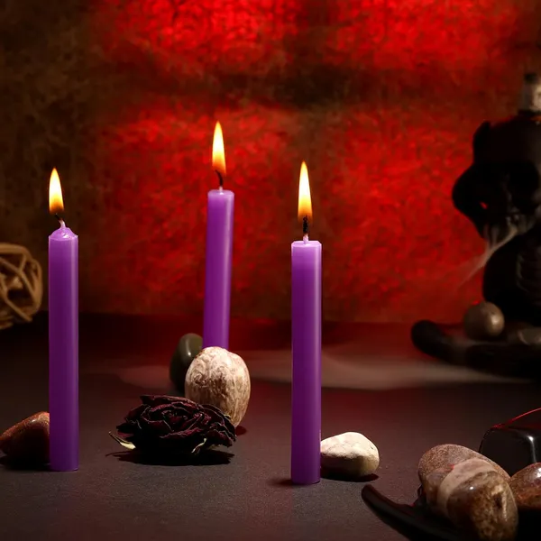 Set_of_20_Purple_Candles_Chime_Candles_Ritual_Spell_CandleUnscented,_Wax