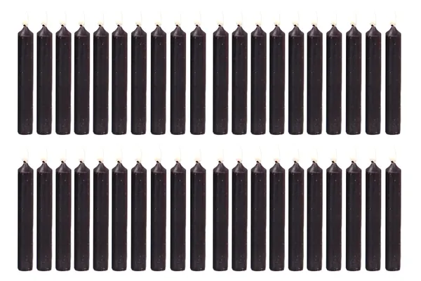 Set_Of_40_Black_Candles_Chime_Candles/Stick_Candle/Spell_Candle_Ritual_Spell_CandleUnscented,_Wax
