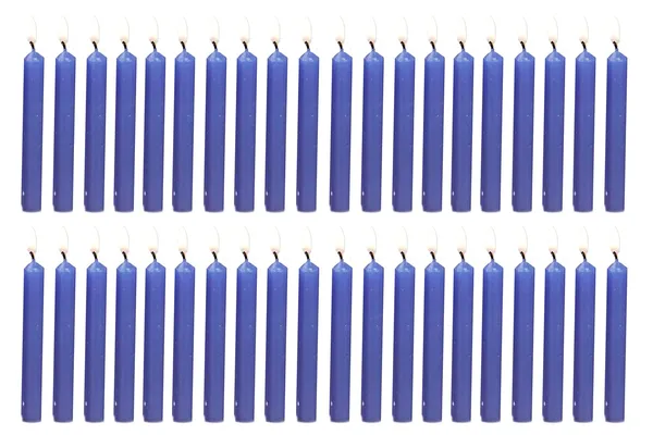 Set_Of_40_Dark_Blue_Candles_Chime_Candles/Stick_Candle/Spell_Candle_Ritual_Spell_CandleUnscented_(Dark_Blue),_Wax