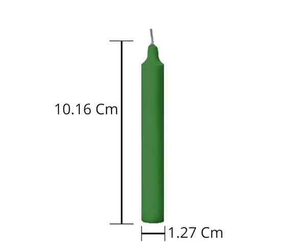 Set_Of_40_Green_Candles_Chime_Candles/Stick_Candle/Spell_Candle_Ritual_Spell_CandleUnscented,_Wax
