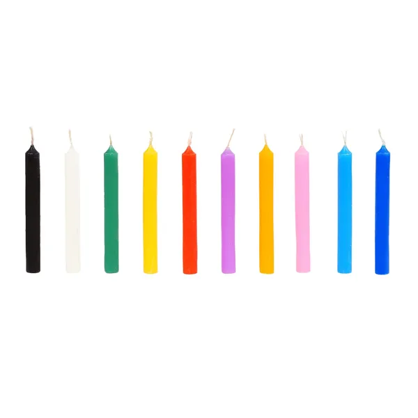 Set_Of_40_Multicolour_Candles_Chime_Candles/Stick_Candle/Spell_Candle_Ritual_Spell_CandleUnscented_(Multicolour),_Wax