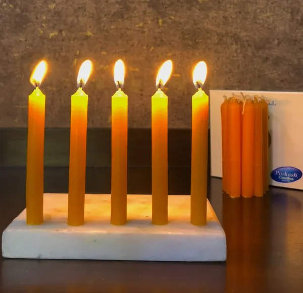 Set_Of_40_Orange_Candles_Chime_Candles/Stick_Candle/Spell_Candle_Ritual_Spell_CandleUnscented,_Wax