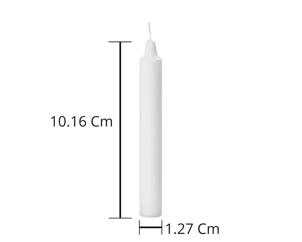 Set_Of_40_White_Wax_Unscented_Stick_Chime_Ritual_Spell_Candle