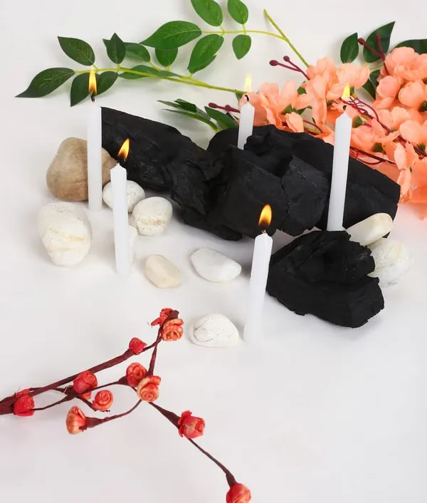 Set_Of_40_White_Wax_Unscented_Stick_Chime_Ritual_Spell_Candle
