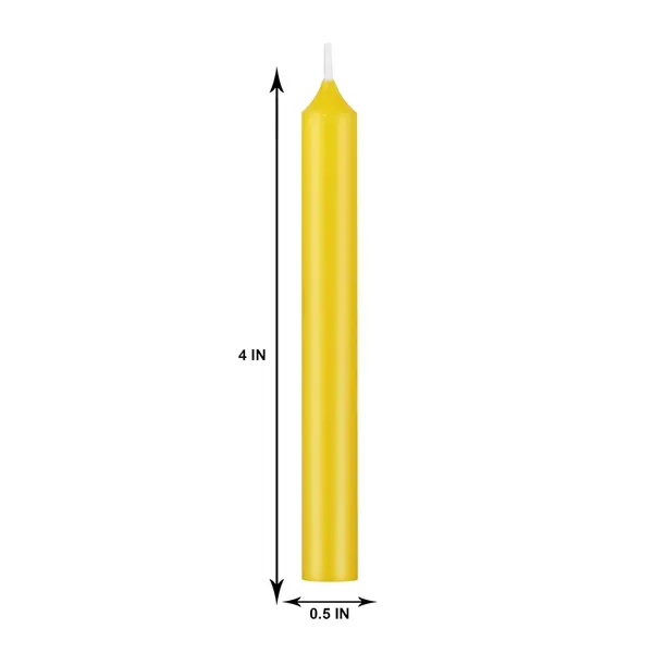 Set_of_20_Yellow_Candles_Chime_Candles_Ritual_Spell_CandleUnscented,_Wax