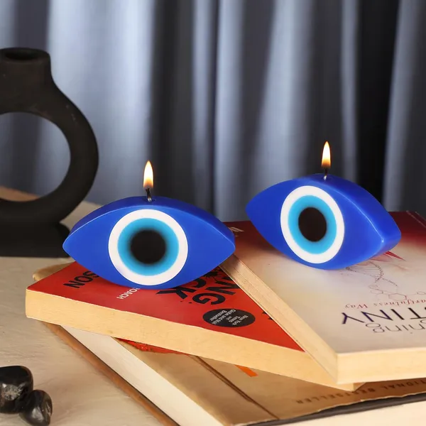 Pack_of_2_Blue_Candles_Blue_Evil_Eye_Candle_Gift_Nazar_Home_Decor_Handmade_Candles_Desk_Sculpture_Decoration_For_House_(Evil_Eye),_Wax,_Unscented