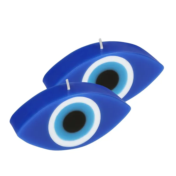 Pack_of_2_Blue_Candles_Blue_Evil_Eye_Candle_Gift_Nazar_Home_Decor_Handmade_Candles_Desk_Sculpture_Decoration_For_House_(Evil_Eye),_Wax,_Unscented