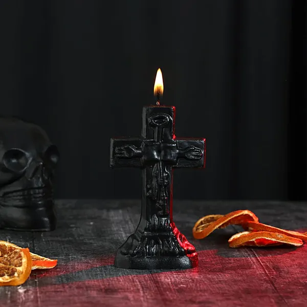 Black_Candles_Premium_Paraffin_Wax_Unscented_Cross_Shaped_Candle_Home_Decoration_Christmas_Decoration