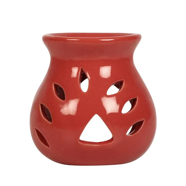Red_Candles_Ceramic_Clay_Candle_Operated_Aroma_Burner_Home_Decor(Red)