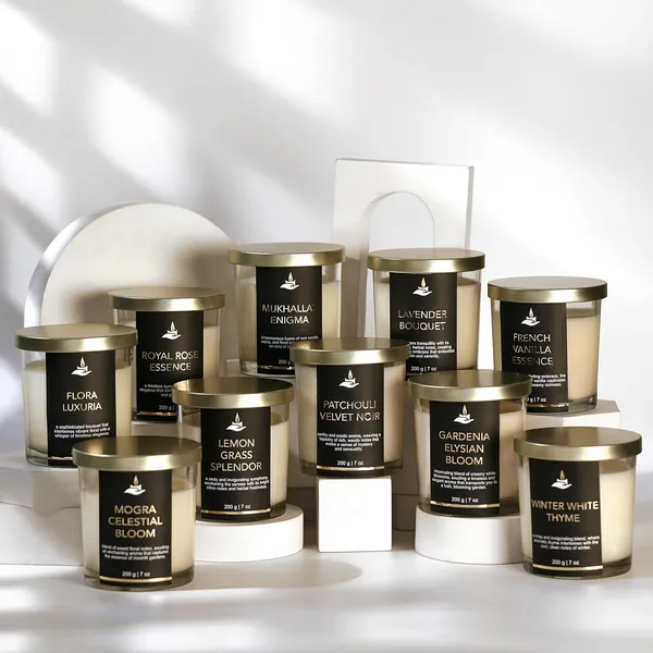 White_Candles_Premium_Scented_Soy_Wax_Candle_200_Gm_25-30_Hrs_Luxury_Aroma_Therapy_Votive_Jar_Scented_Candles_For_Home_Decor_Gift_Set_(Winter_White_Thyme)