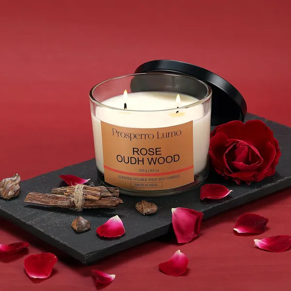 Soy_Wax_Scented_Dual_Wick_Votive_Jar_Candle_|_For_Home_Decor_Gift_Set_|_Rose_Oudh_Wood