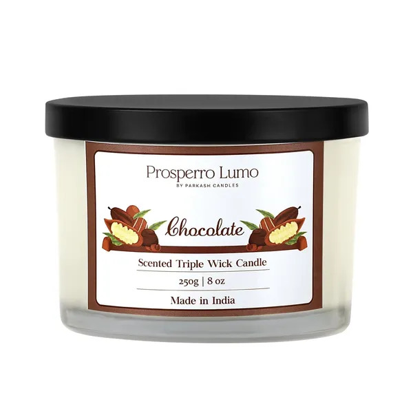 White_Candles_3_Wick_Soy_Wax_Scented_Candle35_Hours_Burn_TimeLong_Lasting_Premium_CandlesIdeal_For_Home_Decor_Gifting_&_Aromatherapy_(Chocolate)