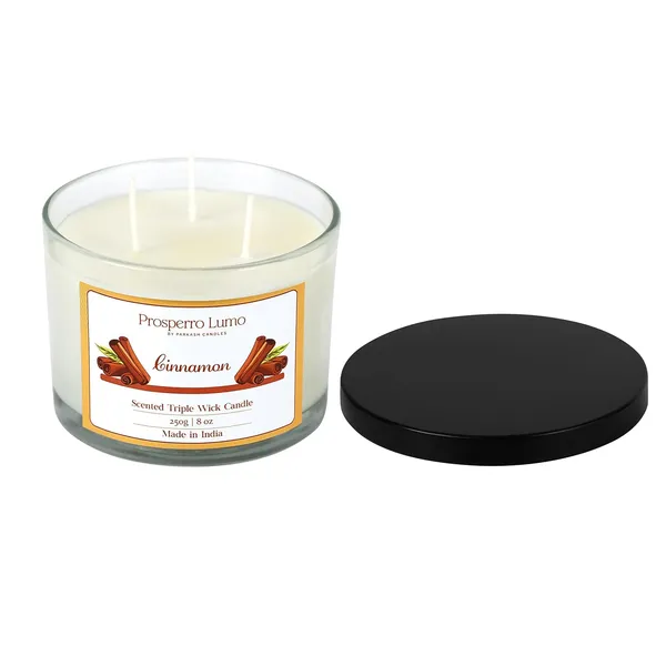 White_Candles_3_Wick_Soy_Wax_Scented_Candle35_Hours_Burn_TimeLong_Lasting_Premium_CandlesIdeal_For_Home_Decor_Gifting_&_Aromatherapy_(Cinnamon)