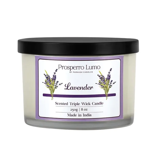 White_Candles_3_Wick_Soy_Wax_Scented_Candle35_Hours_Burn_TimeLong_Lasting_Premium_CandlesIdeal_For_Home_Decor_Gifting_&_Aromatherapy_(Lavender)