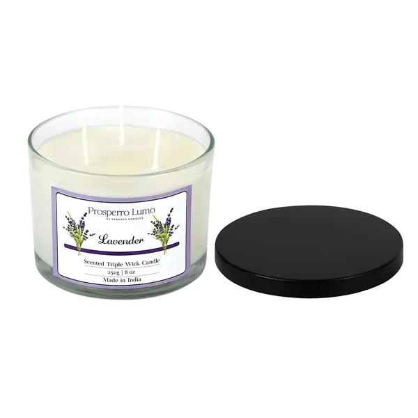 White_Candles_3_Wick_Soy_Wax_Scented_Candle35_Hours_Burn_TimeLong_Lasting_Premium_CandlesIdeal_For_Home_Decor_Gifting_&_Aromatherapy_(Lavender)