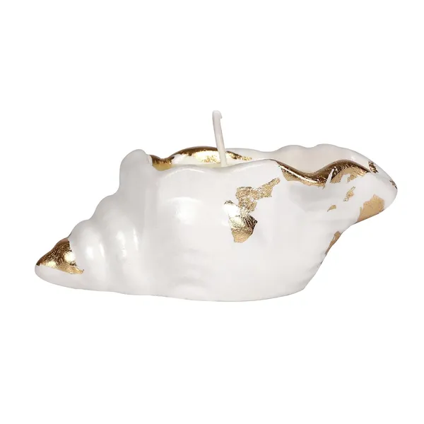 White_Candles_Serenity_Shankh_Ceramic_Scented_Candle_Gifting_Home_DecorVibhuti
