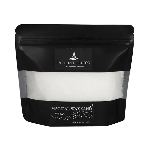 White_Non_Toxic_Powder_Candles_|_Refillable_Sand_Wax_With_20_Wicks_|_Vanilla