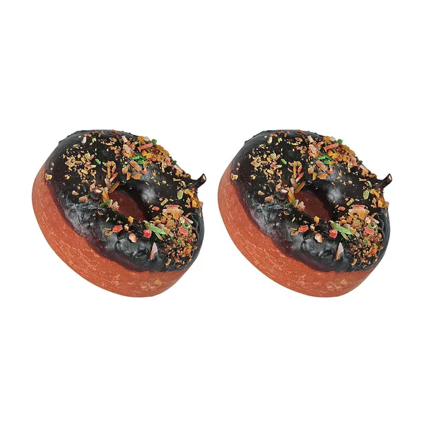 Pack_Of_2_Chocolate_Brown_Paraffin_Wax_Donuts_Candle_|_For_Home_Decor_Birthday_Gifting_|_Unscented