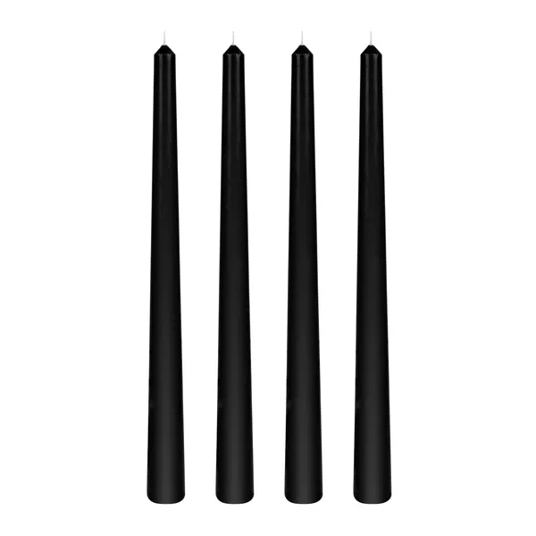 Set_of_4_Black_Candles_Unscented_Dripless_Taper_Candles_10_Inch_X_0.75_Inch_Candle_Light_Dinner_Spell_Paraffin_Wax