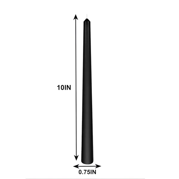 Set_of_4_Black_Candles_Unscented_Dripless_Taper_Candles_10_Inch_X_0.75_Inch_Candle_Light_Dinner_Spell_Paraffin_Wax