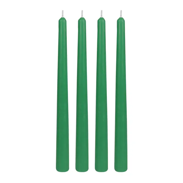 Set_of_4_Green_Candles_Unscented_Dripless_Taper_Candles_10_Inch_X_0.75_Inch_Candle_Light_Dinner_Spell_Paraffin_Wax