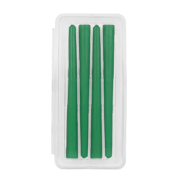 Set_of_4_Green_Candles_Unscented_Dripless_Taper_Candles_10_Inch_X_0.75_Inch_Candle_Light_Dinner_Spell_Paraffin_Wax