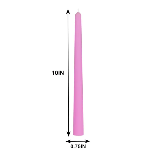 Set_of_4_Pink_Candles_Unscented_Dripless_Taper_Candles_10_Inch_X_0.75_Inch_Candle_Light_Dinner_Spell_Paraffin_Wax