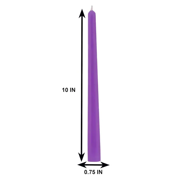 Set_of_4_Purple_Candles_Unscented_Dripless_Taper_Candles_10_Inch_X_0.75_Inch_Candle_Light_Dinner_Spell_Paraffin_Wax