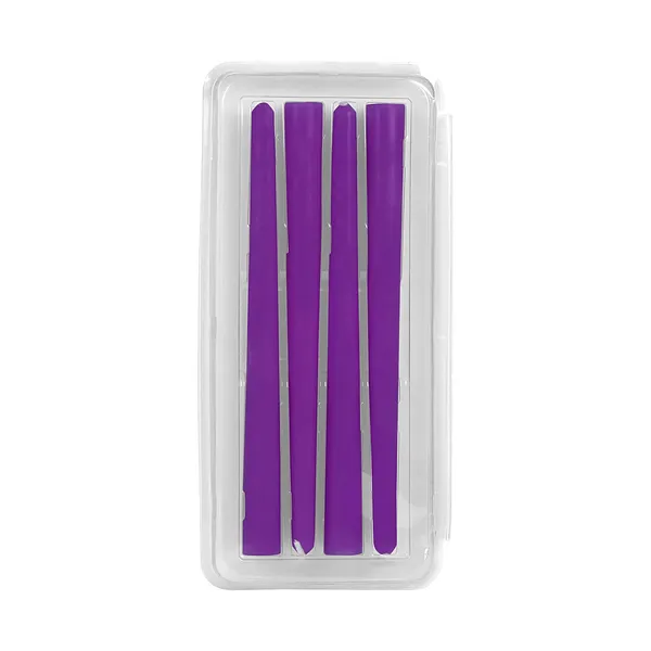 Set_of_4_Purple_Candles_Unscented_Dripless_Taper_Candles_10_Inch_X_0.75_Inch_Candle_Light_Dinner_Spell_Paraffin_Wax