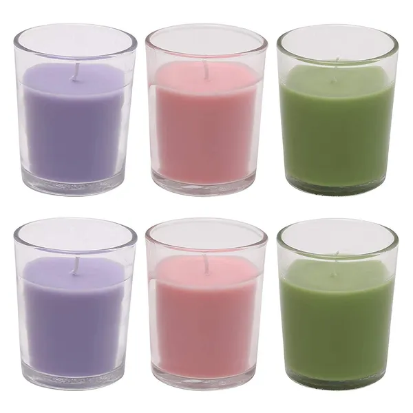 Multicolor_Candles_Smokeless_Votive_Glass_Candles_Burning_Time_-_10_Hours_(Scented)