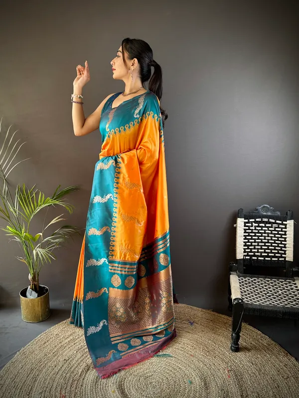 Orange_Sarang_Saree__For_Women