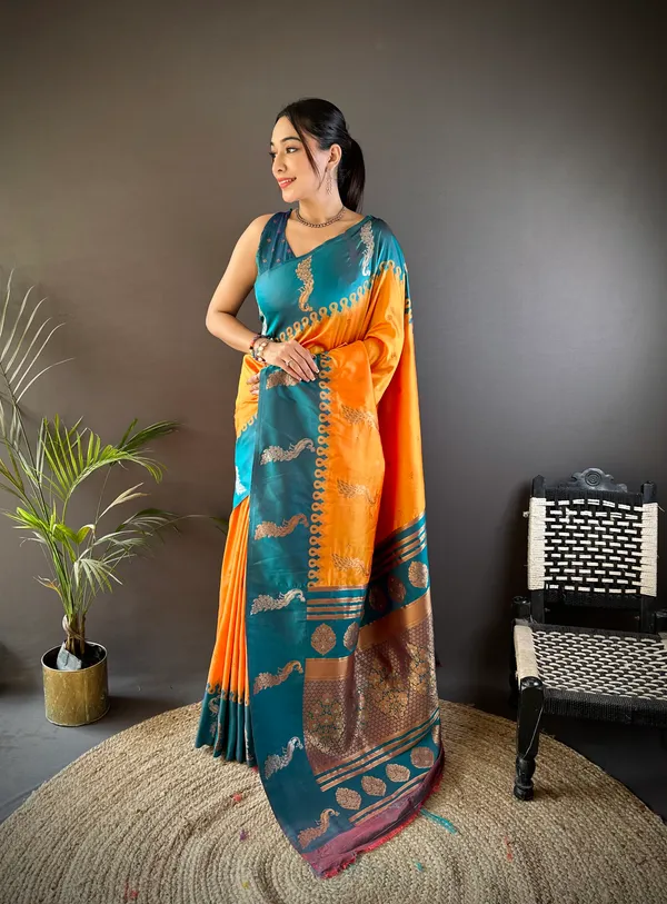 Orange_Sarang_Saree__For_Women