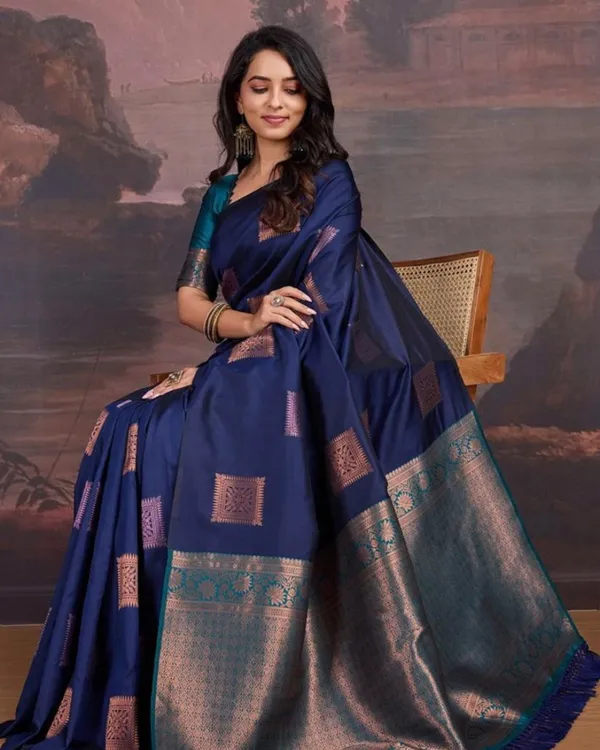 Dark_Blue_Color_Recent_Drop_Soft_Banarasi_Silk_Saree_with_Classy_Bloue_Piece