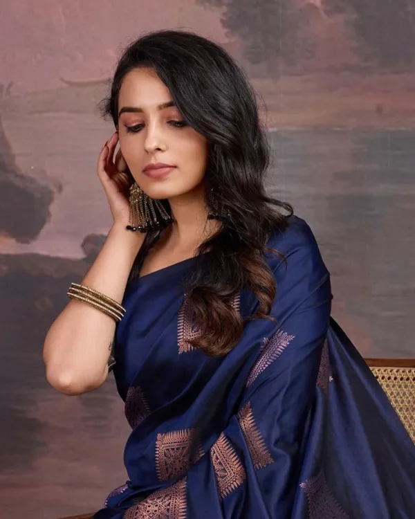 Dark_Blue_Color_Recent_Drop_Soft_Banarasi_Silk_Saree_with_Classy_Bloue_Piece