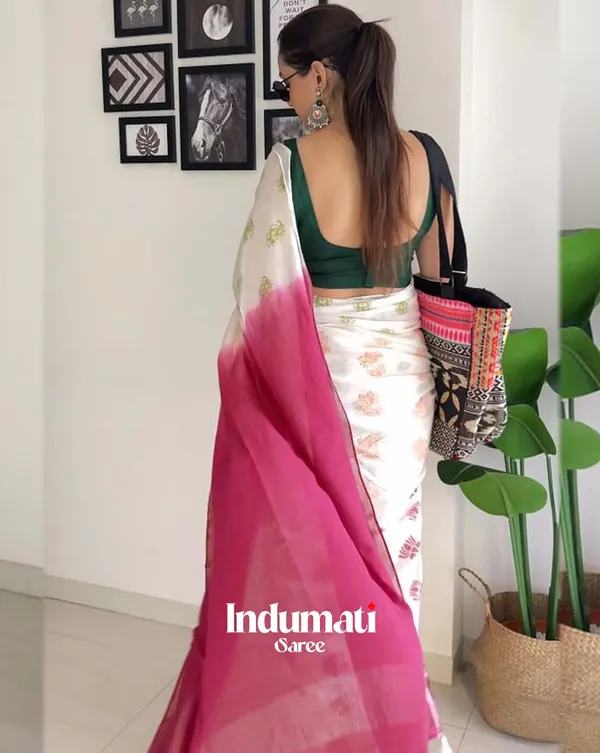 Garden_Glow_-_White_Saree_with_Green_Blouse_and_All-Over_Flowers