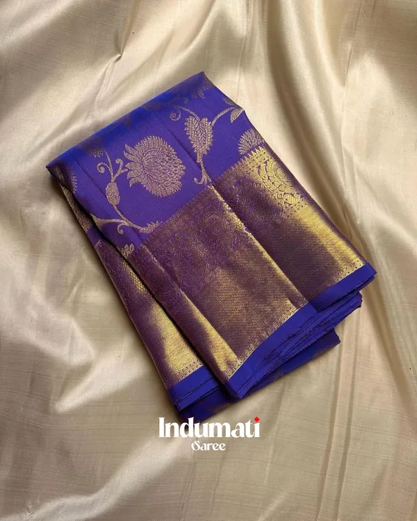 Blue_Color_Updated_Edition_Soft_Banarasi_Silk_Saree_with_Pure_Golden_Zari_work_&_Classy_Blouse_Piece