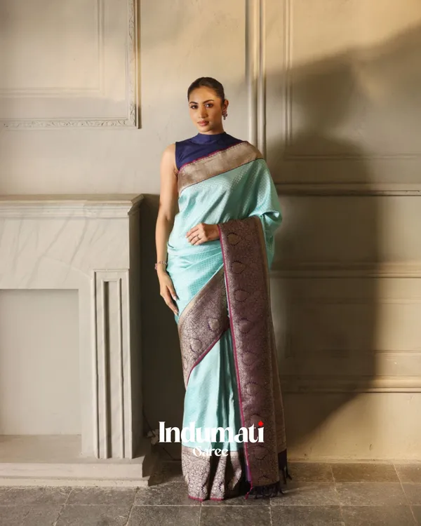 Blue__Color_Color_Curated_Soft_Banarasi_Silk_Saree_with_Classy_Blouse_Piece