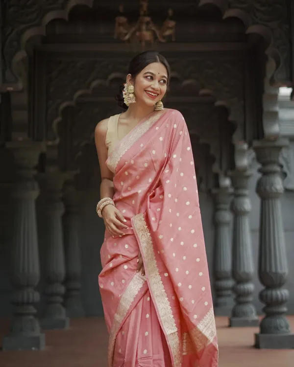 Light_Pink_Color_Going_Fast_Soft_Banarasi_Silk_Saree_with_Classy_Bloue_Piece