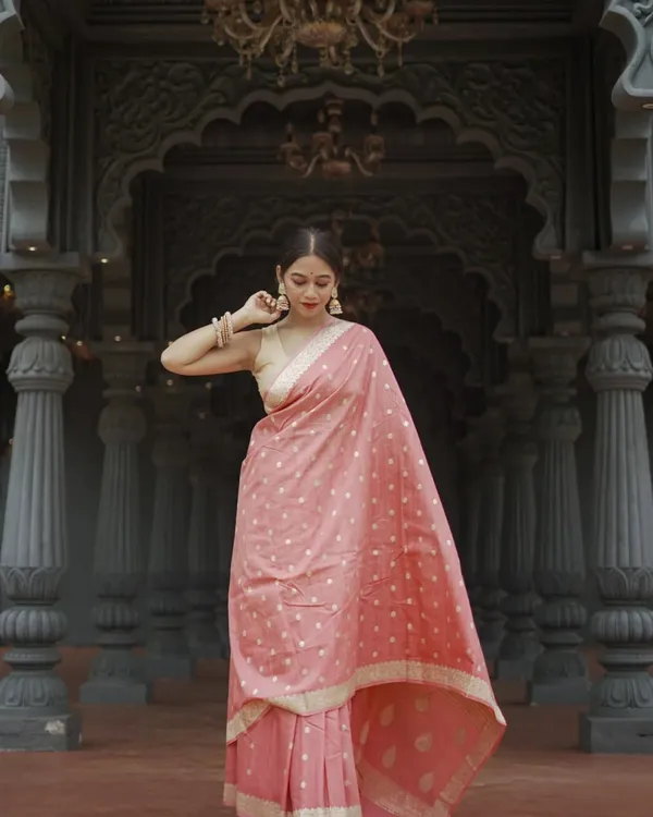 Light_Pink_Color_Going_Fast_Soft_Banarasi_Silk_Saree_with_Classy_Bloue_Piece