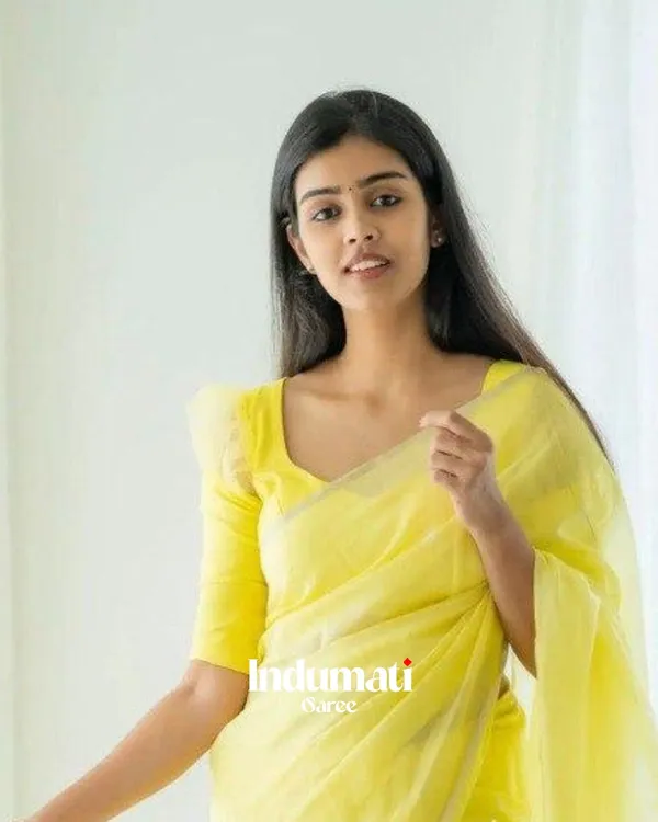 Lemon_Yellow_Color_Curated_Quality_Cotton_Silk_Saree_with_Classy_Bloue_Piece