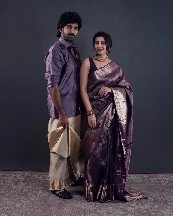 Dark_Purple_Color_Now_Available_Soft_Banarasi_Silk_Saree_with_Classy_Bloue_Piece