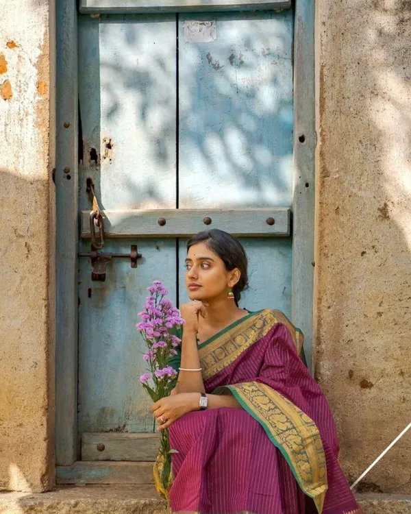 Purple_And_Green_Color_Elite_Pick_Soft_Banarasi_Silk_Saree_with_Classy_Bloue_Piece