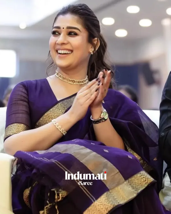 Purple_Color_Premium_Cotton_Silk_Saree_With_Classy_Blouse_and_tassels