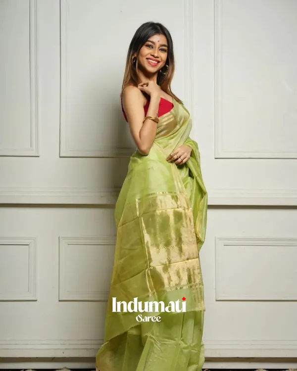 Light_Green_Color_Fresh_Arrival_Cotton_Silk_Saree_with_Classy_Bloue_Piece