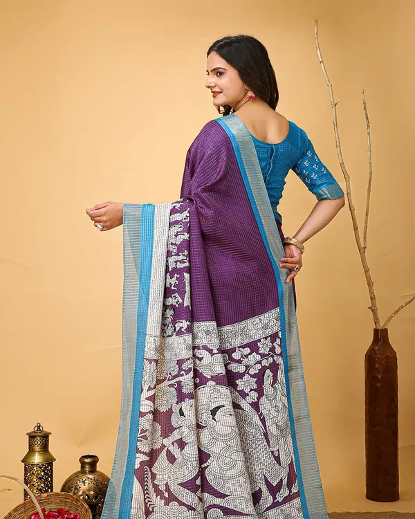 Purple_Color_Latest_Design_Dola_Silk_Saree_with_Blouse_Piece